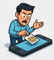 how to put in a sim card